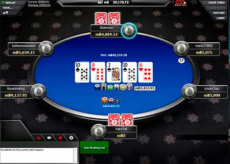 Real Live Poker offered by Betcoin.ag. Choose for example Texas Holdem', Omaha or 7 Card Stud.