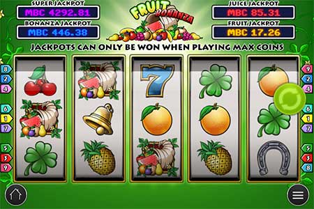 This is Fruit Bonanza slot game from Play n'GO game provider.