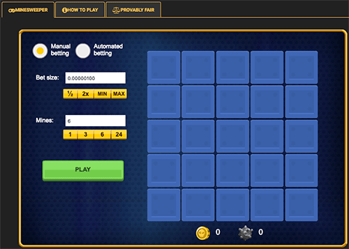 bitcoin minesweeper game chat rain