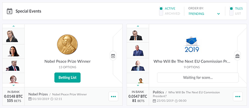 Politics Bitcoin betting at OneHash Politics Bitcoin betting at OneHash