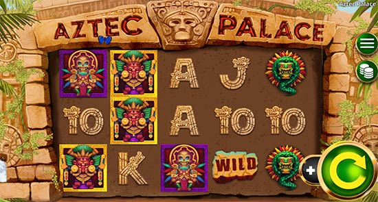 Aztec Palace slot game from Booming Games. Aztec Palace slot game from Booming Games.