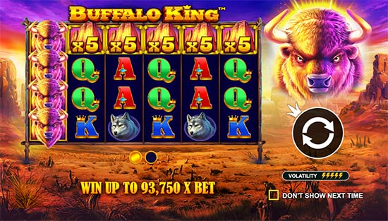 Buffalo King maximum win. Buffalo King maximum win.