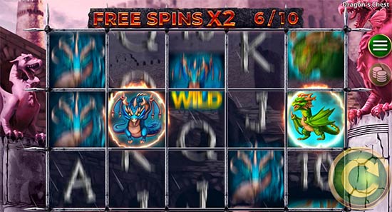 Dragon's Chest Bonus Game. Dragon's Chest Bonus Game.