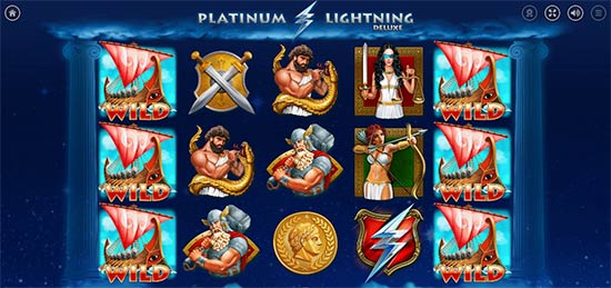 Bonus Game of Platinum Lightning Deluxe.