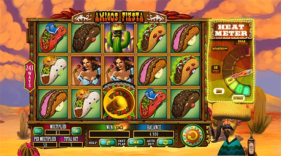 Amigos Fiesta slot by Spinomenal.