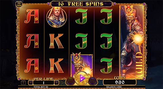 Egyptian Rebirth II slot by Spinomenal