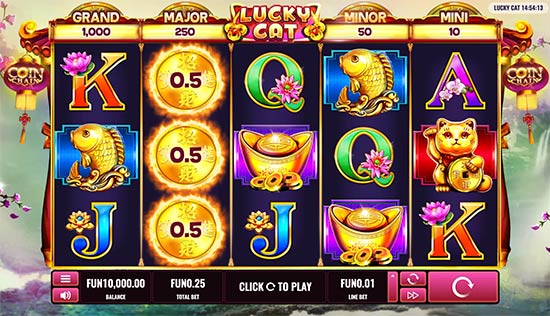 Lucky Cat slot by Platipus. Lucky Cat slot by Platipus.