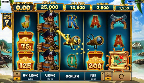 Pirate's Map slot by Platipus. Pirate's Map slot by Platipus.
