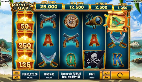 Pirate's Map slot by Platipus. Pirate's Map slot by Platipus.