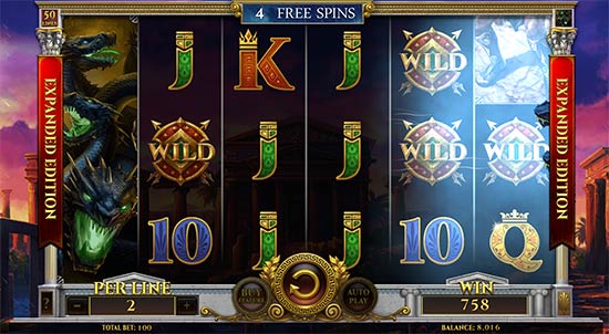 Story of Hercules slot from Spinomenal.