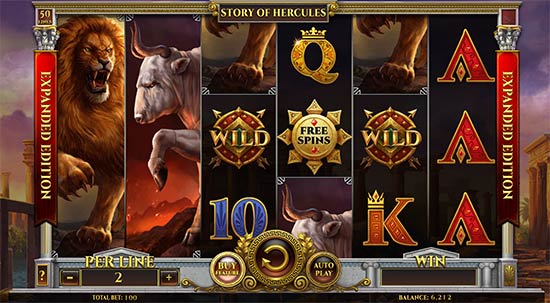 Story of Hercules slot from Spinomenal.