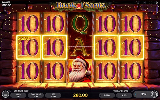 Book of Santa slot by Endorphina. Book of Santa slot by Endorphina.