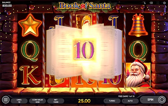 Book of Santa slot by Endorphina. Book of Santa slot by Endorphina.