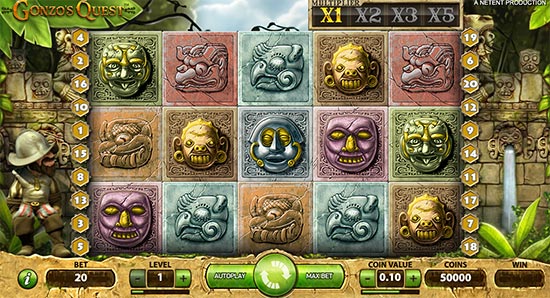 Gonzo's Quest slot by NetEnt. Gonzo's Quest slot by NetEnt.