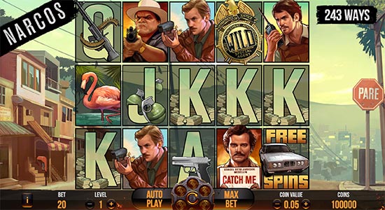 Narcos slot by NetEnt. Narcos slot by NetEnt.