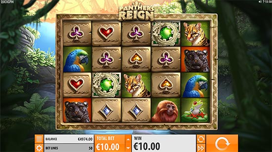 Panther's Reign slot by Quickspin. Panther's Reign slot by Quickspin.