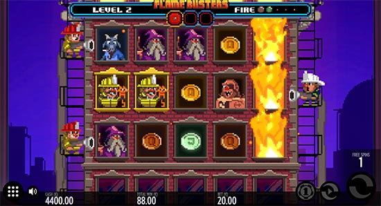 Roasty McFry and the Flame Busters slot by Thunderkick. Roasty McFry and the Flame Busters slot by Thunderkick.