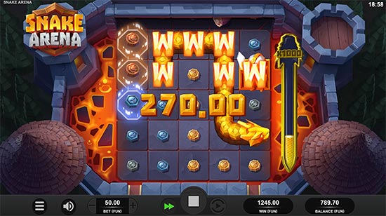 Snake Arena slot by Relax Gaming. Snake Arena slot by Relax Gaming.