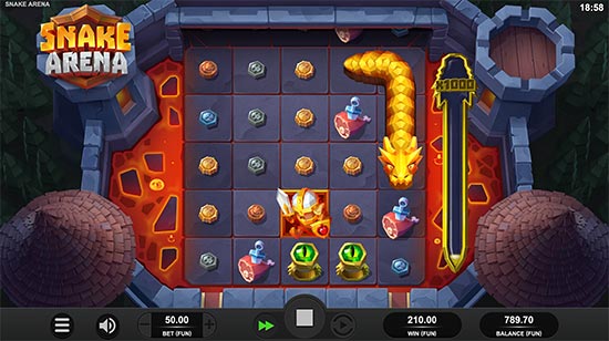 Snake Arena slot by Relax Gaming. Snake Arena slot by Relax Gaming.
