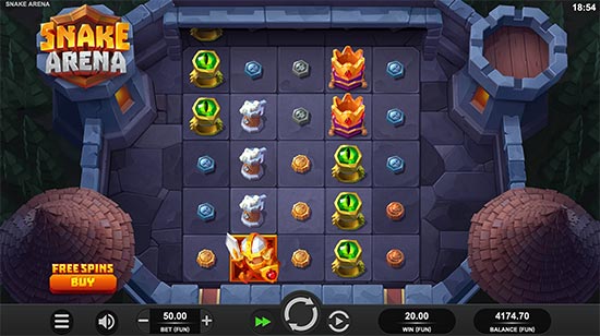 Snake Arena slot by Relax Gaming. Snake Arena slot by Relax Gaming.