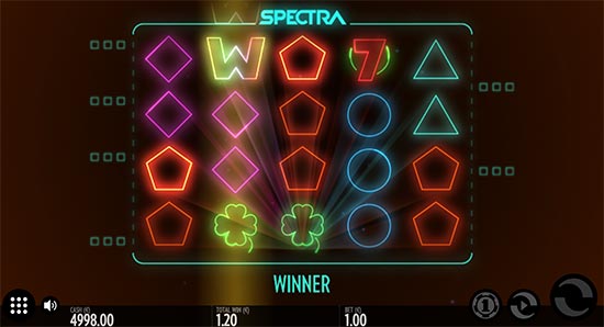 Spectra slot by Thunderkick. Spectra slot by Thunderkick.
