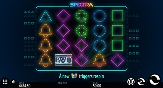 Spectra slot by Thunderkick. Spectra slot by Thunderkick.