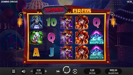 Zombie Circus slot by Relax Gaming. Zombie Circus slot by Relax Gaming.