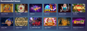 Casinoin recommended games