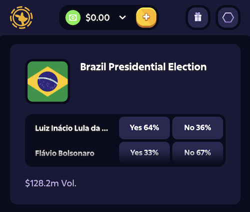brazil presidential election prediction market