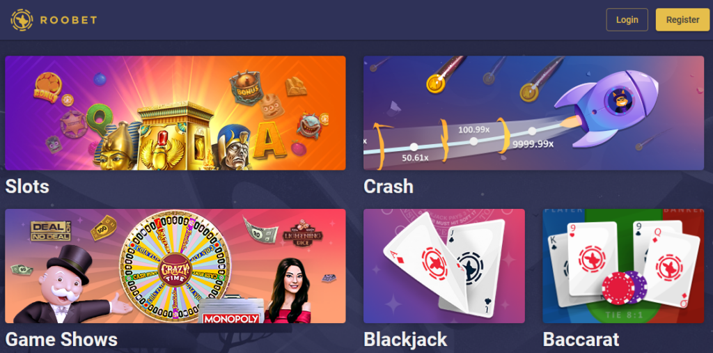roobet lobby