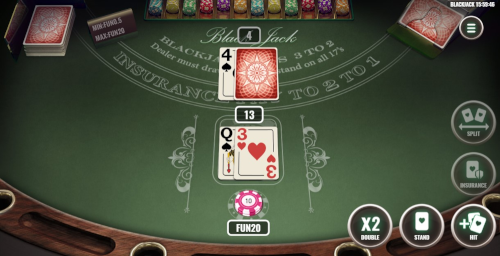 A popular Blackjack game from Platipus available to play using USDT at TrueFlip casino and many others