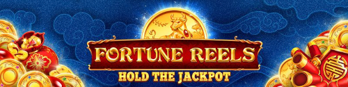 Fortune Reels game banner displaying Hold the Jackpot Fortune Reels game banner displaying Hold the Jackpot