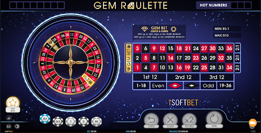 Gem Roulette table