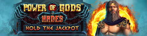 Relic Hunters and the Book of Faith Wazdan slot Power of Gods: Hades game banner