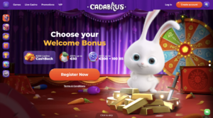 cadabrus crypto casino homepage