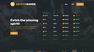 crypto.games crypto casino homepage