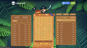 cryptoskull crypto casino homepage