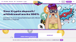 kim vegas crypto casino homepage