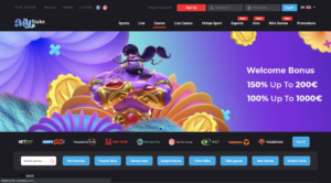mystake crypto casino homepage