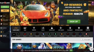 playamo crypto casino homepage