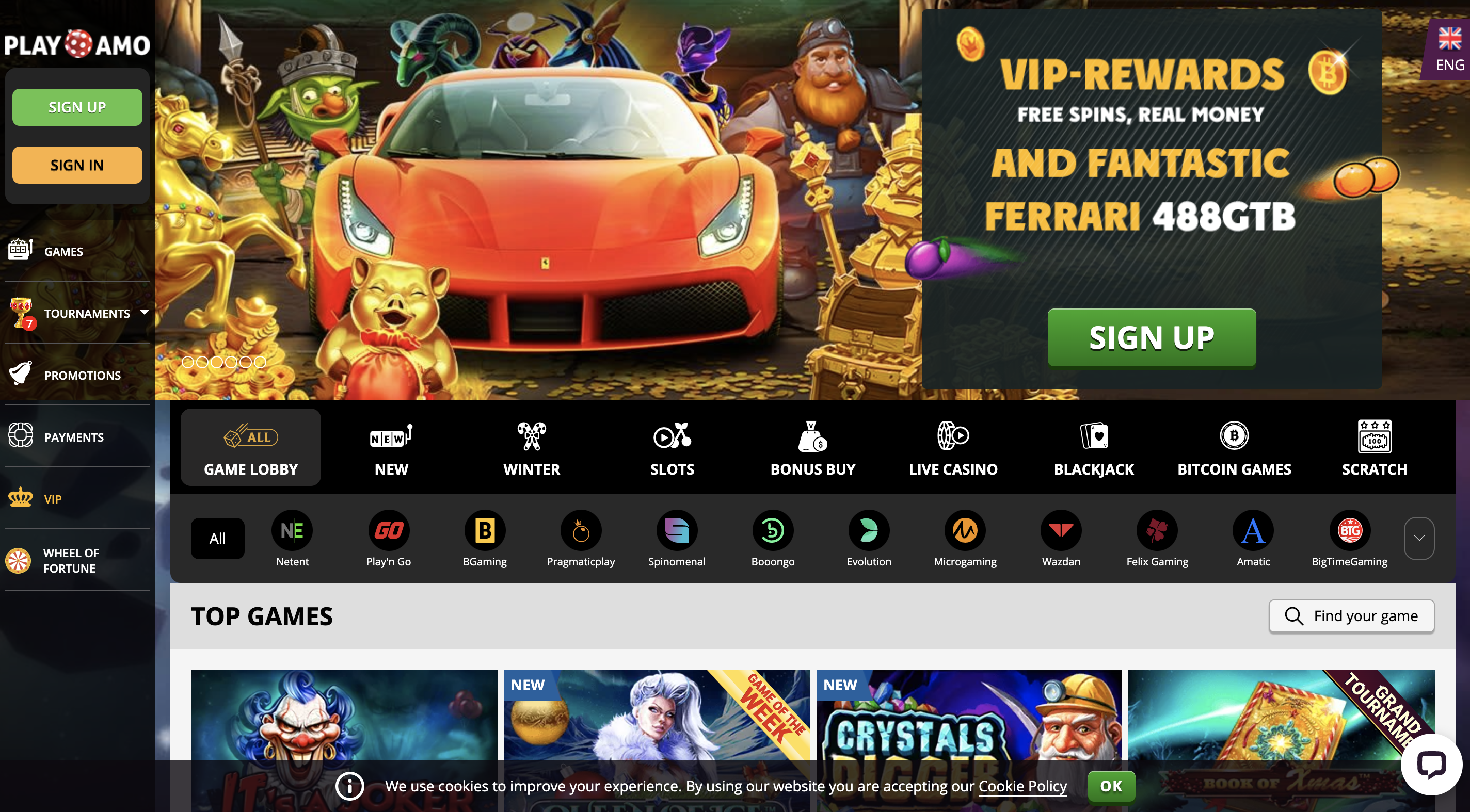 PlayAmo Casino Review I Best Online Casinos I GambleGuys