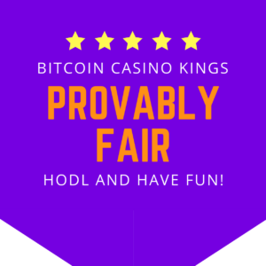 provably fair bitcoin games