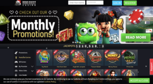 vegascrest casino homepage