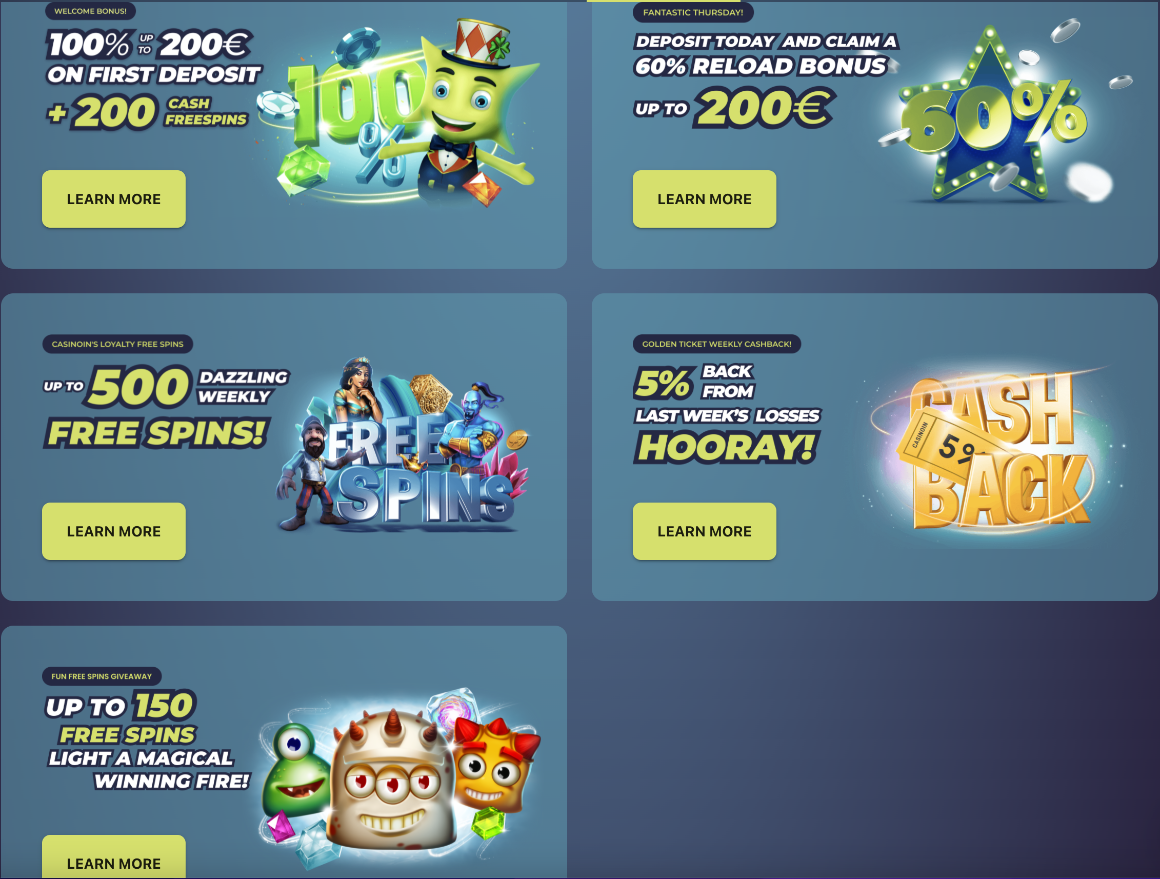 Casinoin Promotions