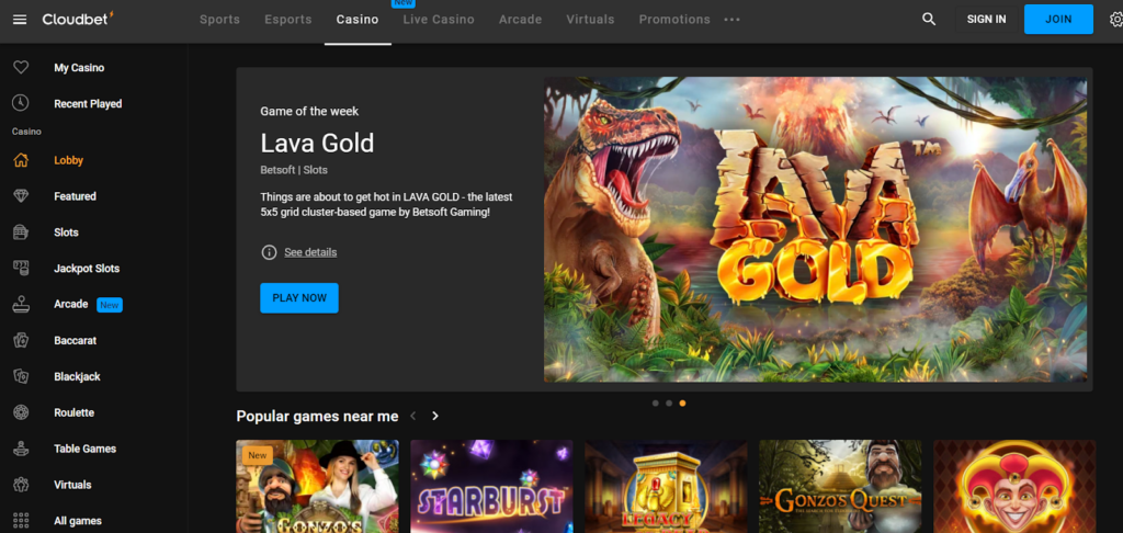Cloudbet Casino Jackpots