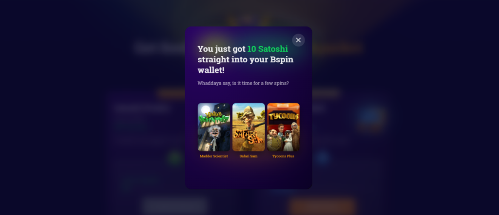 bspin wallet