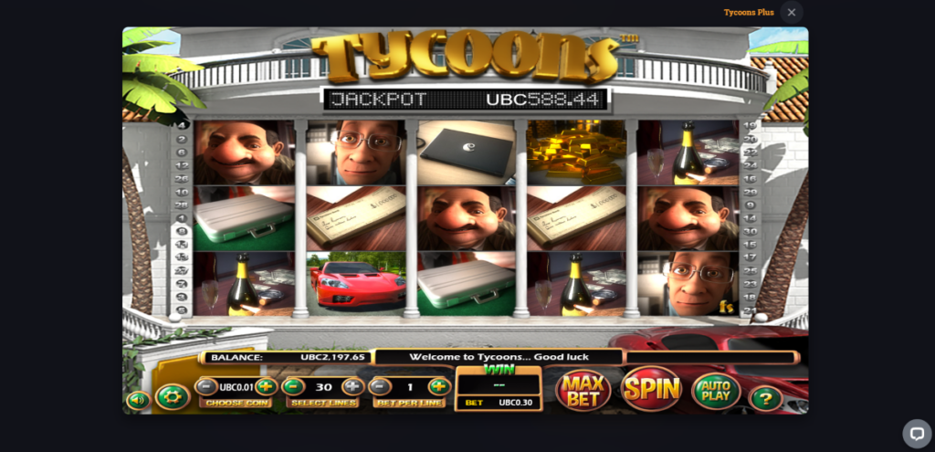 tycoons plus slot game