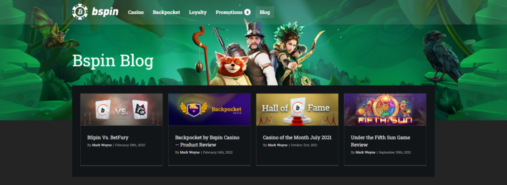 bspin casino blog