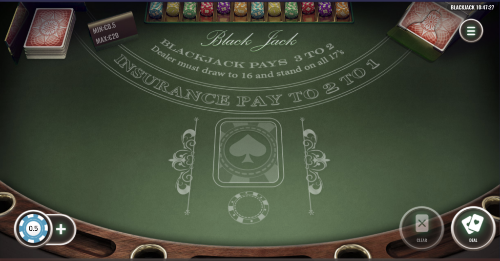 A popular Blackjack game from Platipus available to play using USDT at TrueFlip casino and many others