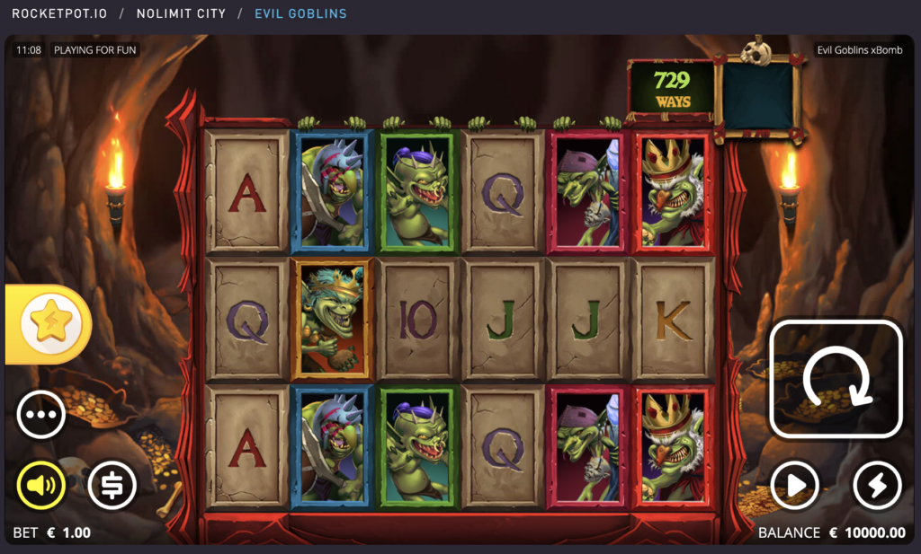 Evil Goblin Slot at Rocketpot Casino